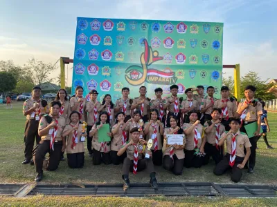 Lomba kepramukaan  Saka Wira Kartika dalam rangka memperingati Jumpara keempat
