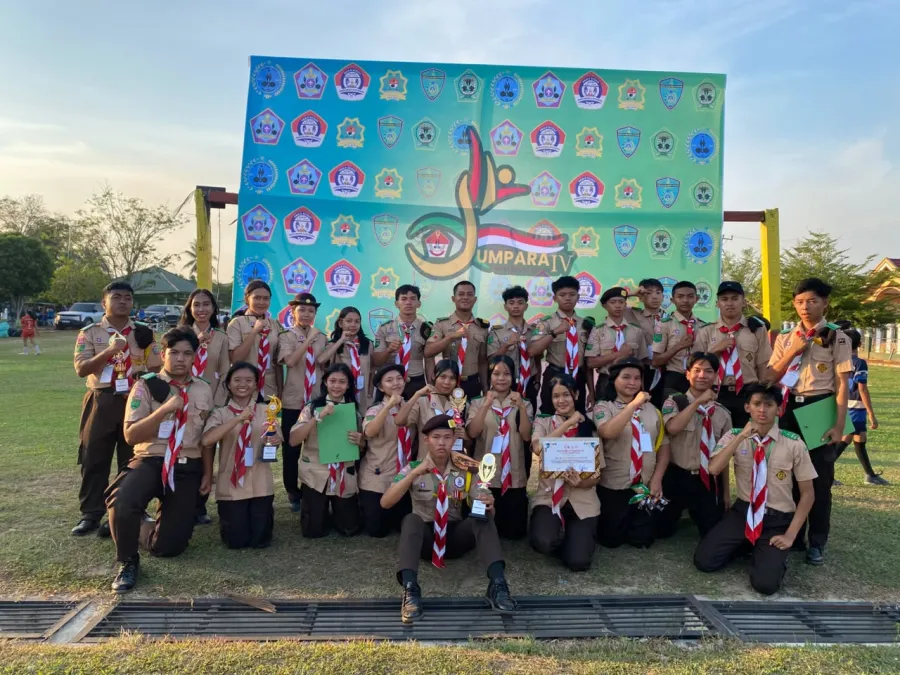 Lomba kepramukaan  Saka Wira Kartika dalam rangka memperingati Jumpara keempat